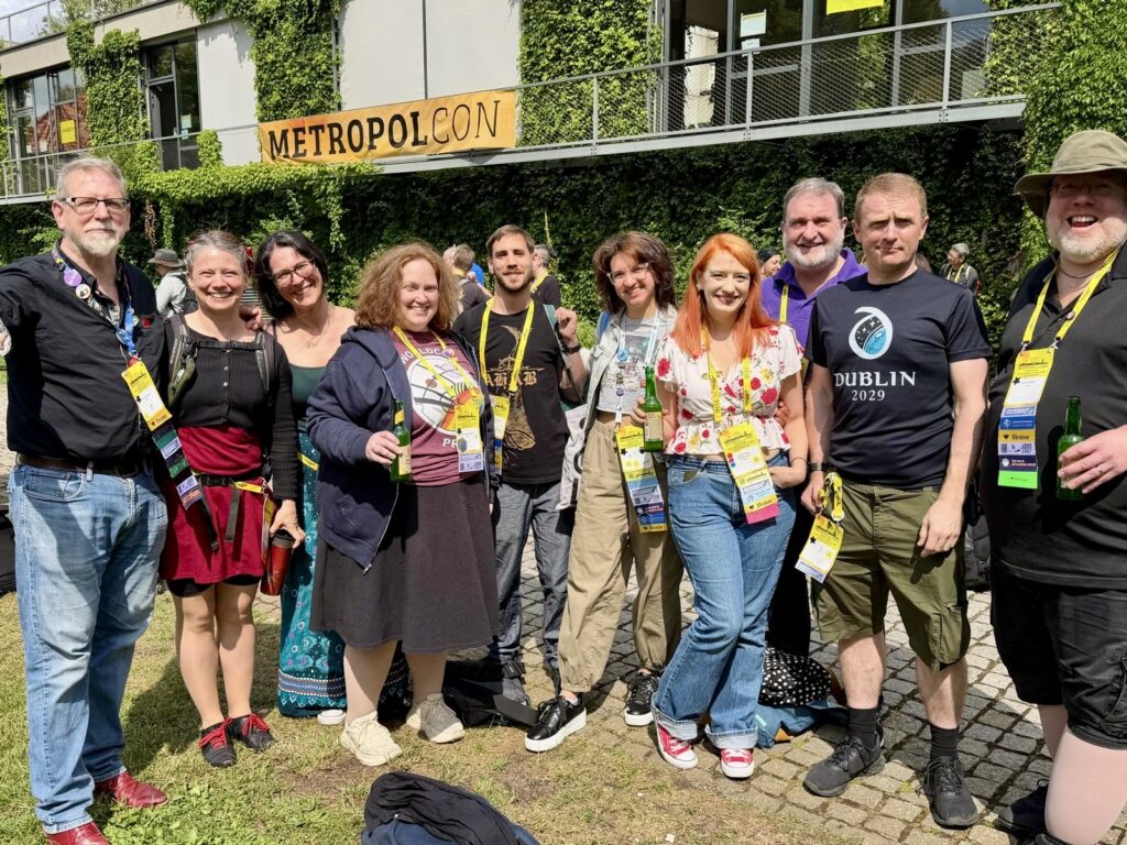 A group of Dublin 2029 volunteers at Metropolcon